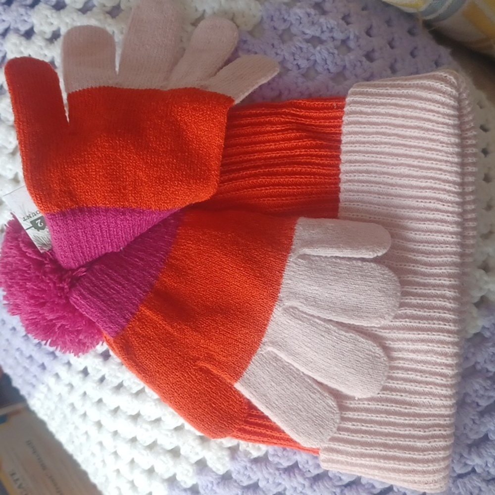 Kids hat & glove set